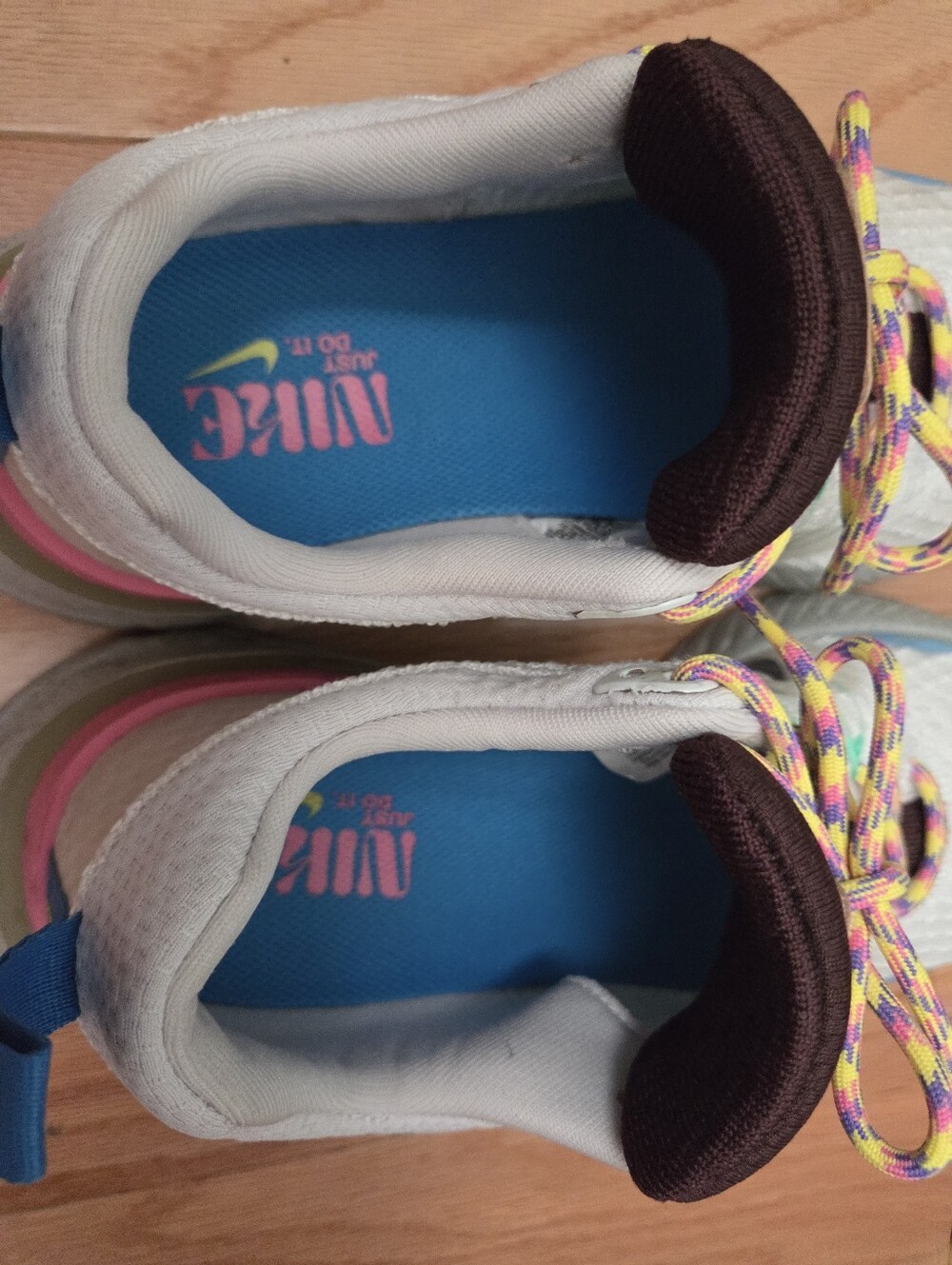 Nike React Infinity Run Flyknit 3 Womens Size 8.5 (Mens 7) Sail Pink Light Bone - Picture 6 of 8